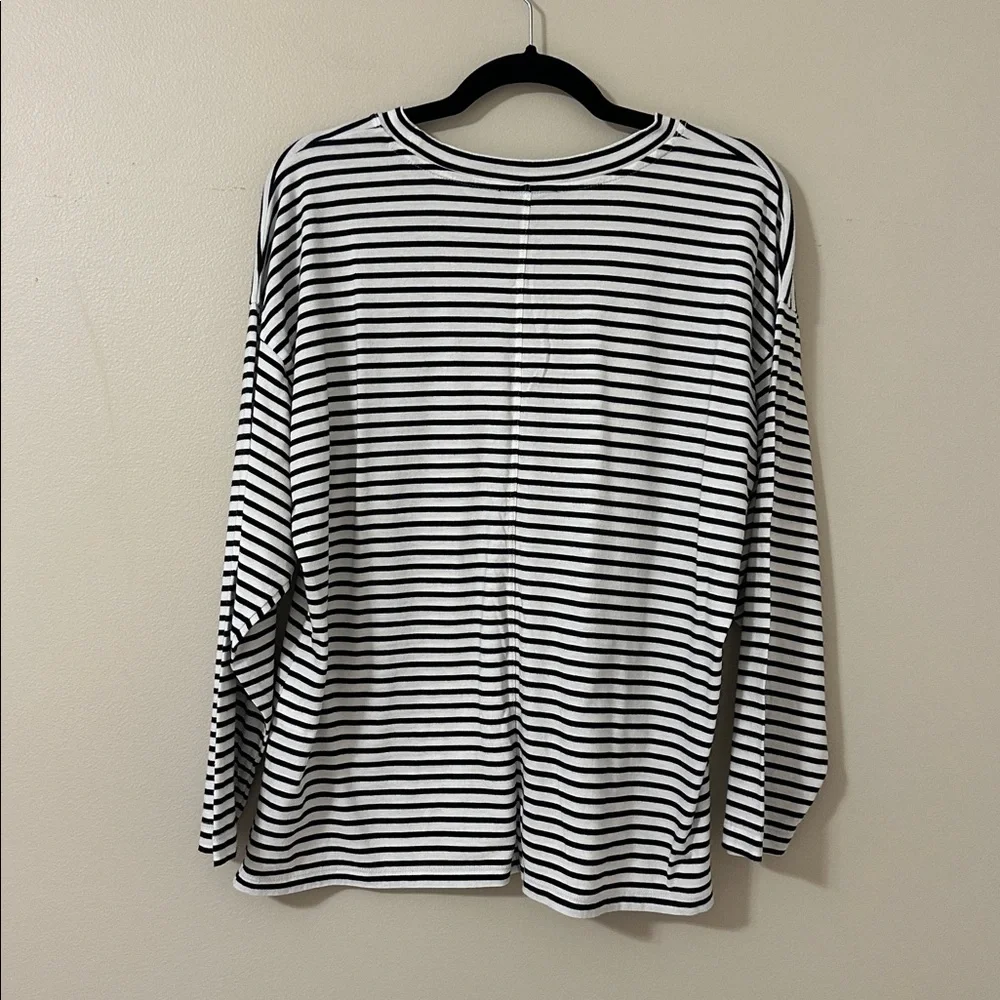 AYR The French Fry Long Sleeve Tee Black & White Piano Stripe Size XL - Picture 5 of 11